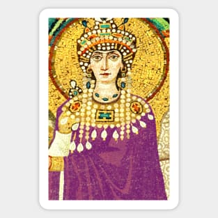Empress Theodora Mosaic Sticker